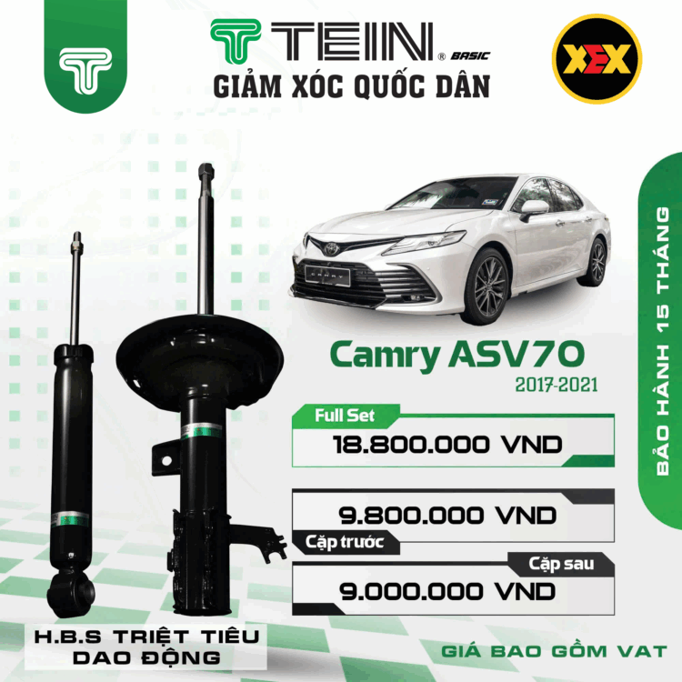 Giải Quyết Mọi Nỗi Đau Giảm Xóc Cho Xe Toyota Camry
