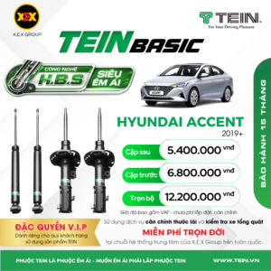 PHUỘC GIẢM XÓC HYUNDAI ACCENT (2017-2022) TEIN BASIC