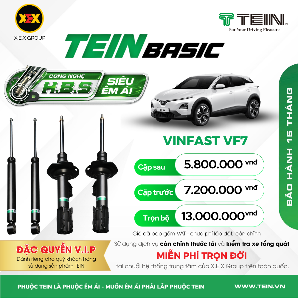 GIẢM XÓC VINFAST VF7 – TEIN BASIC