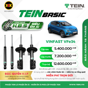 GIẢM XÓC CHO XE VINFAST VFe34 TEIN BASIC