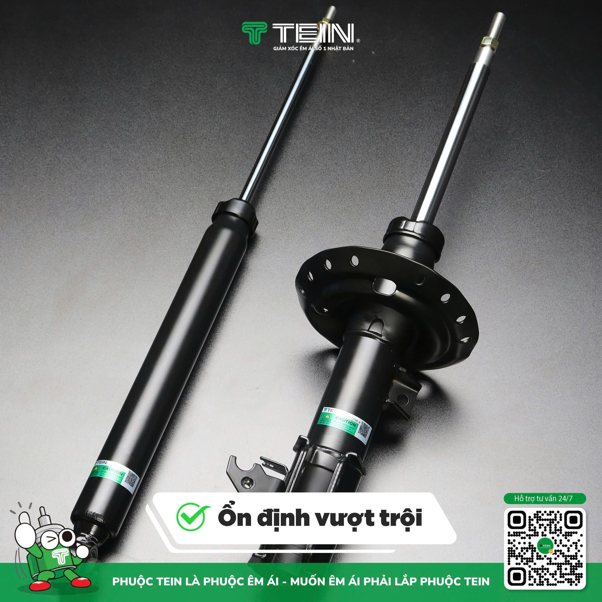 GIẢM XÓC CHO XE HONDA FIT (2013+) TEIN BASIC