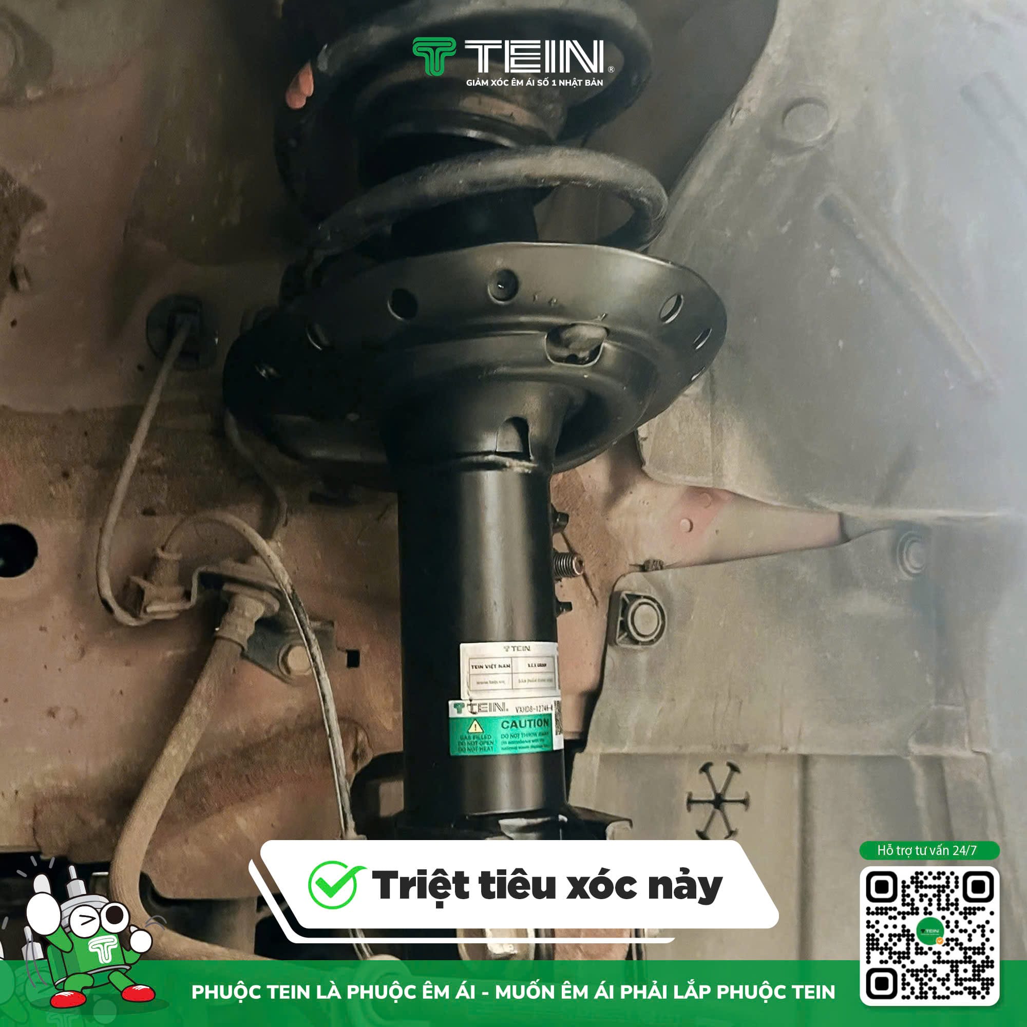 GIẢM XÓC CHO XE HONDA FIT (2013+) TEIN BASIC