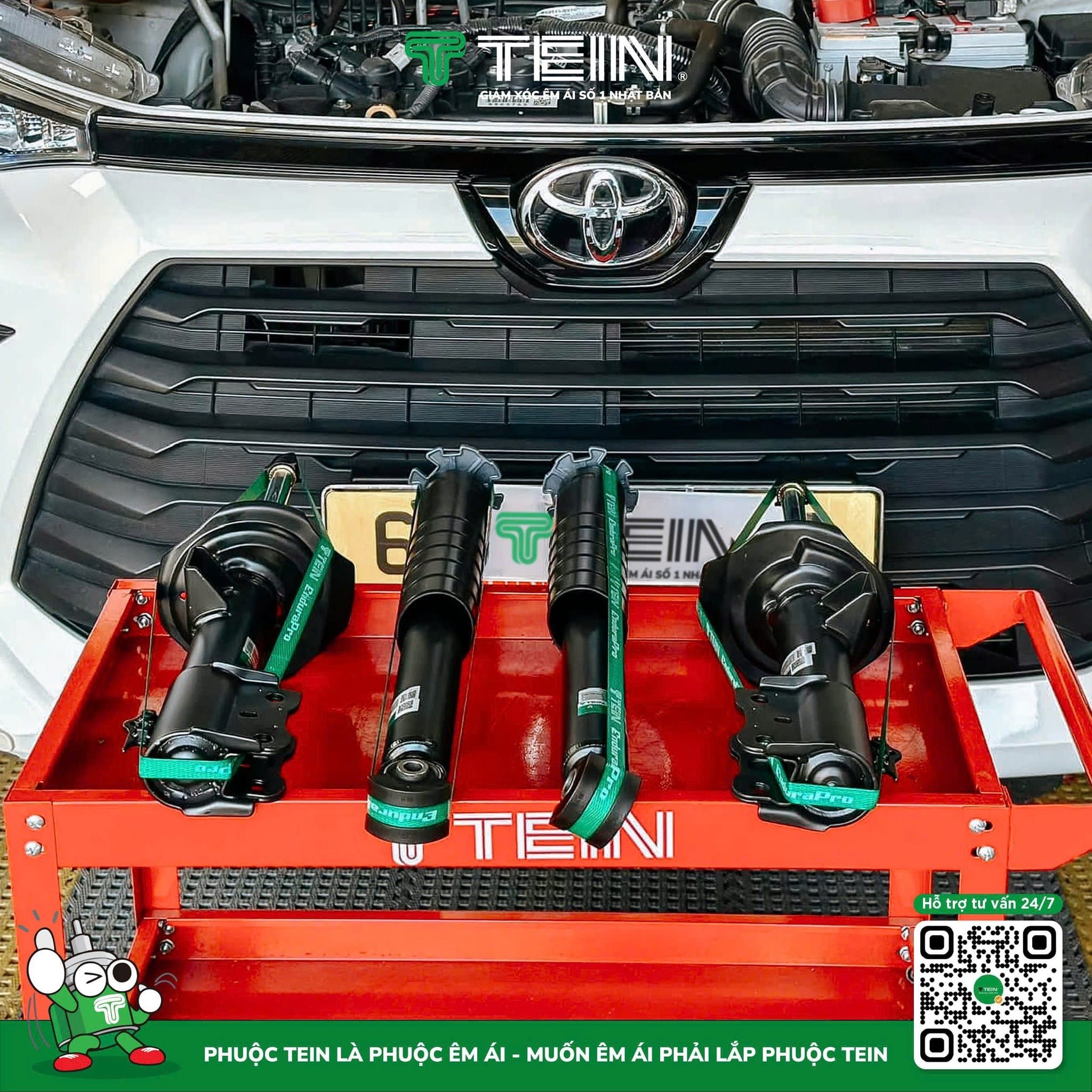 GIẢM XÓC TOYOTA VELOZ (2019+) TEIN BASIC