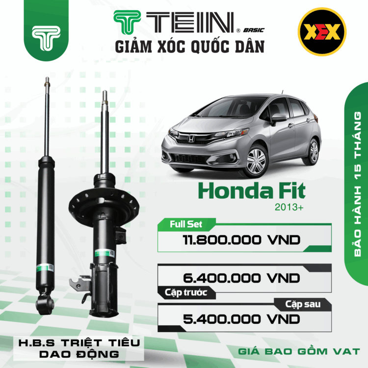 Giảm xóc Honda Fit - TEIN Basic 
