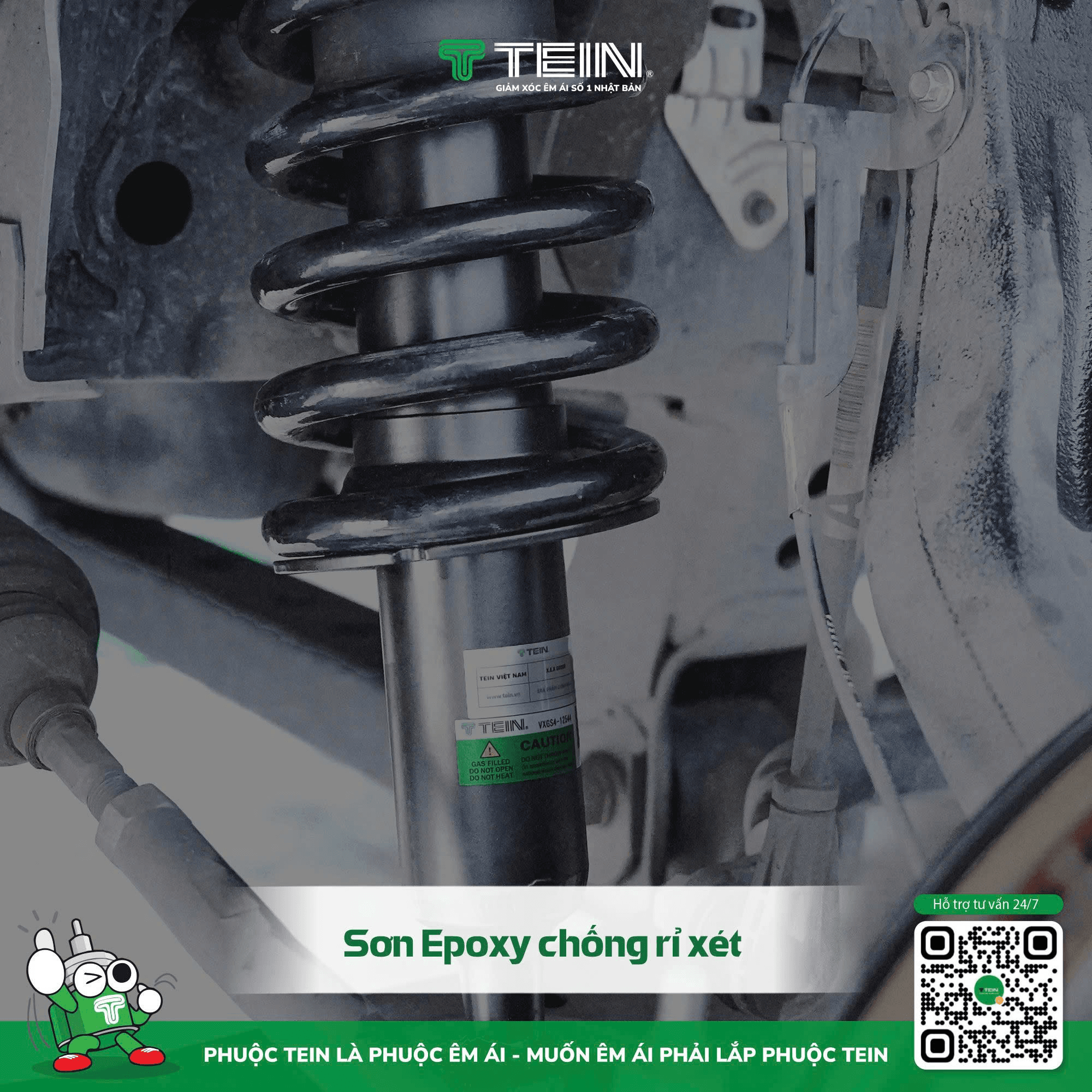 GIẢM XÓC CHO XE FORD EVEREST (2019-2021) TEIN BASIC