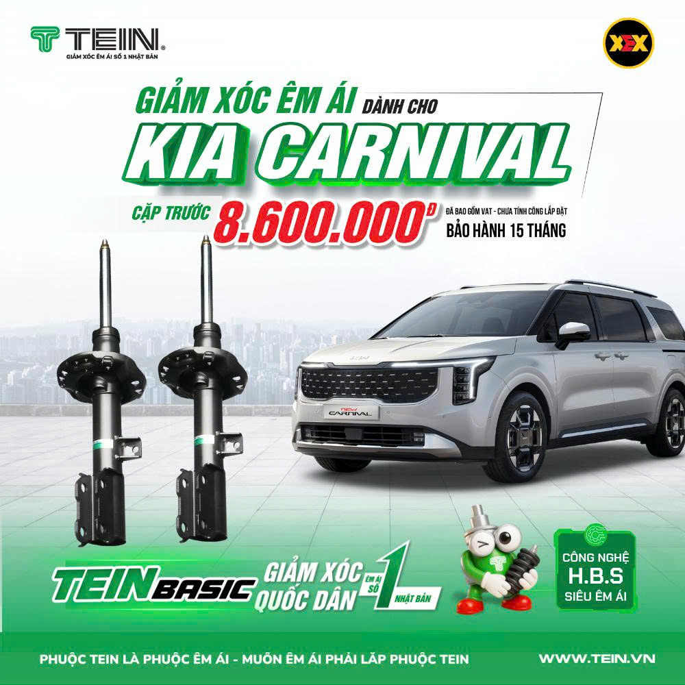 GIẢM XÓC CHO XE KIA CARNIVAL (2022+) TEIN BASIC