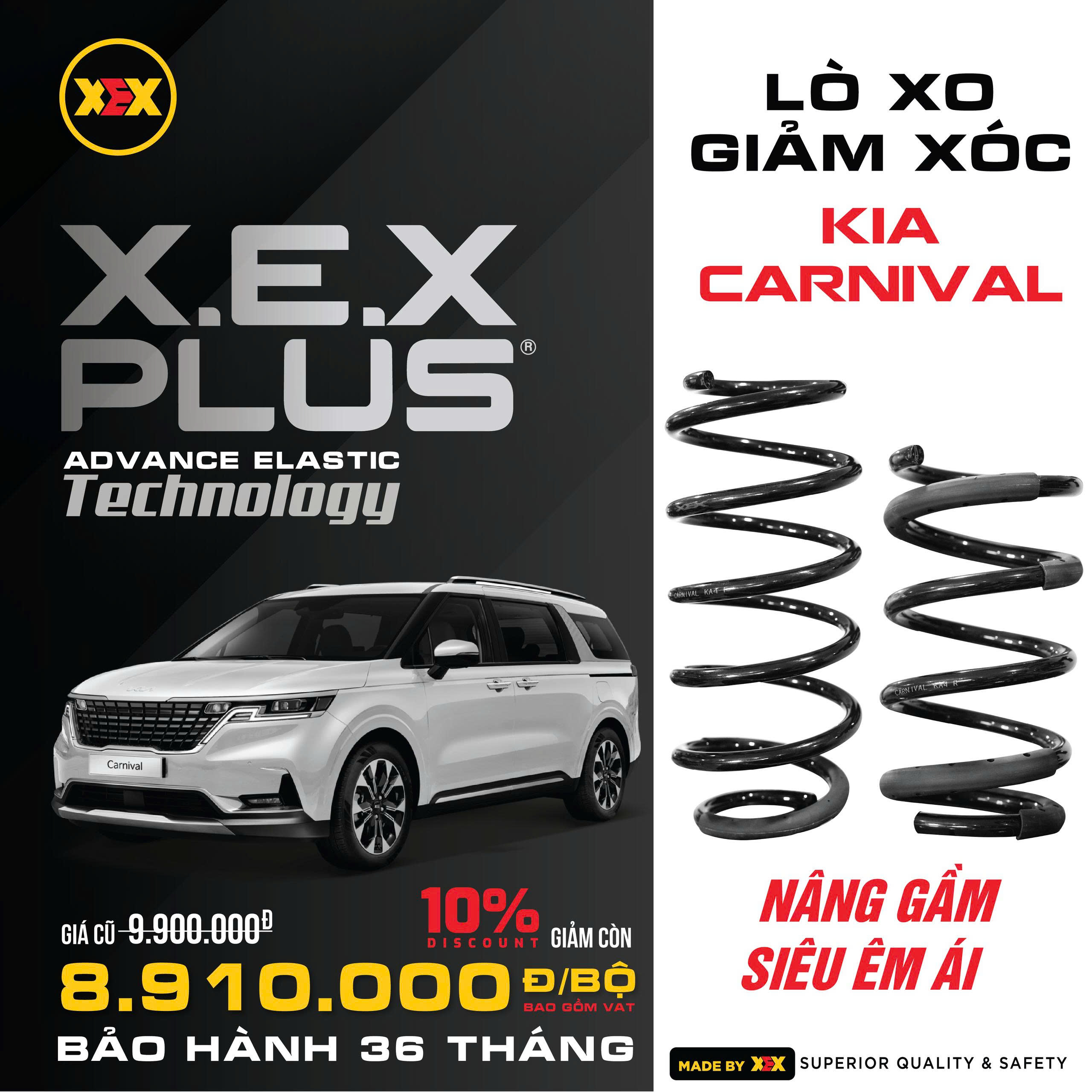 GIẢM XÓC CHO XE KIA CARNIVAL (2022+) TEIN BASIC