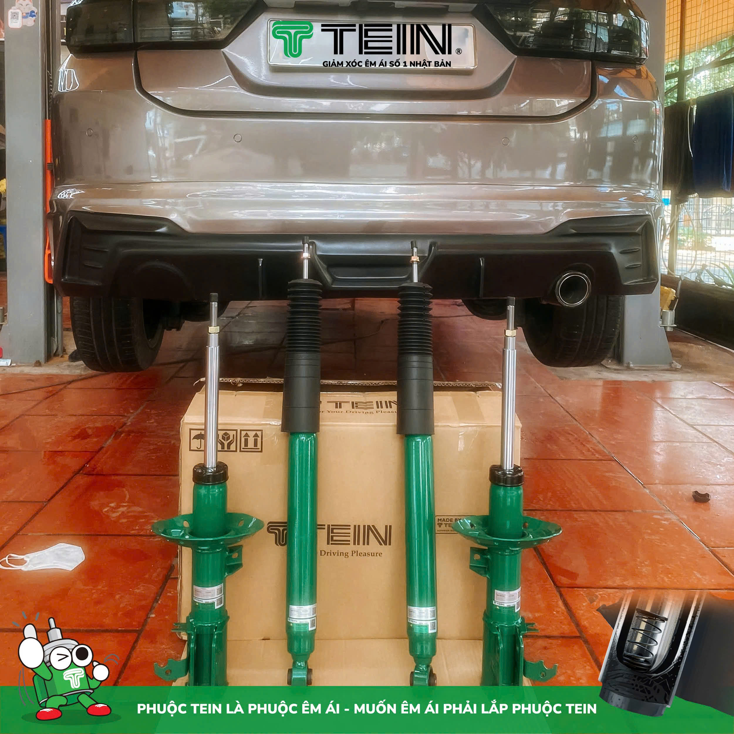 GIẢM XÓC CHO XE HONDA CITY (2013+) TEIN ENDURAPRO PLUS