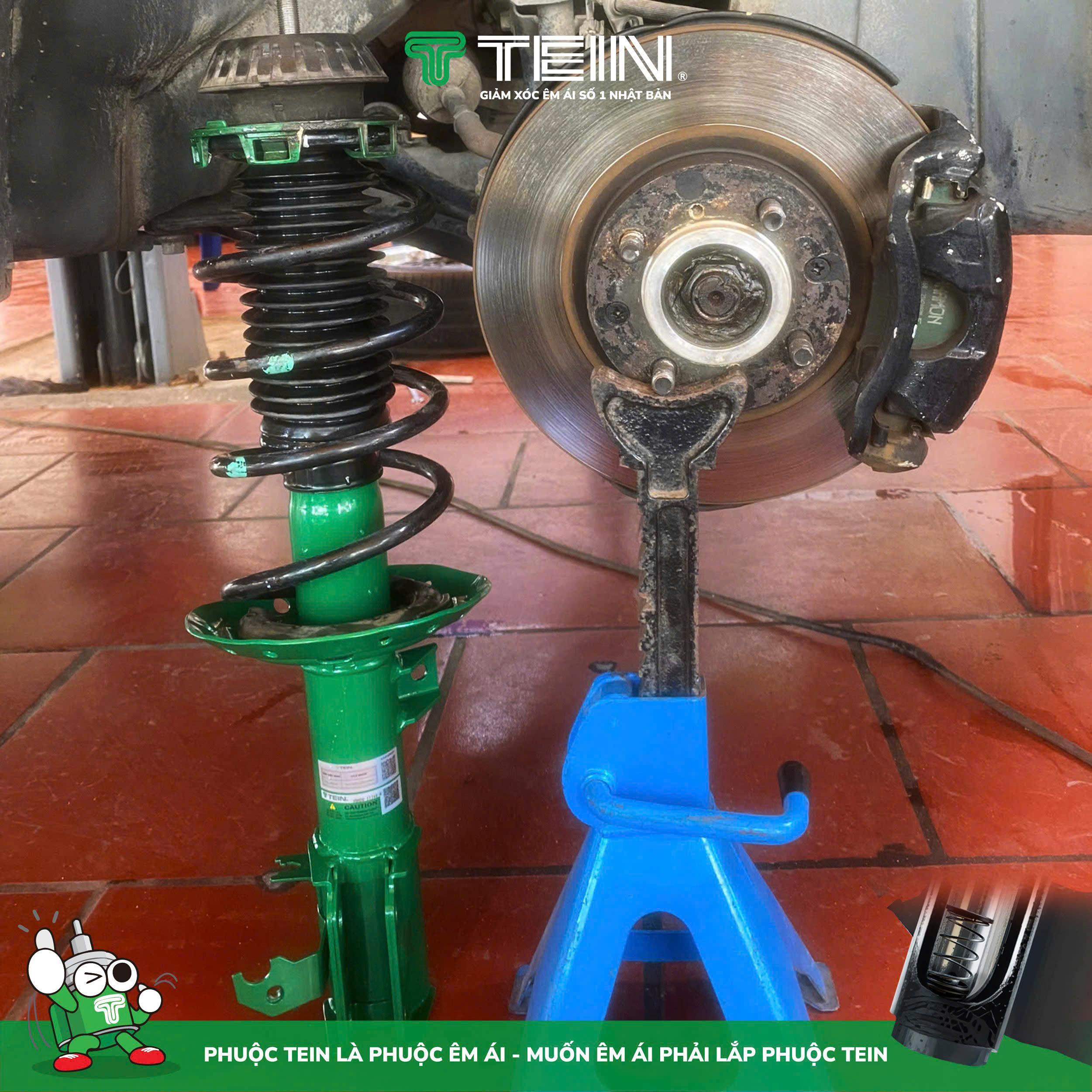 GIẢM XÓC CHO XE HONDA CITY (2013+) TEIN ENDURAPRO PLUS