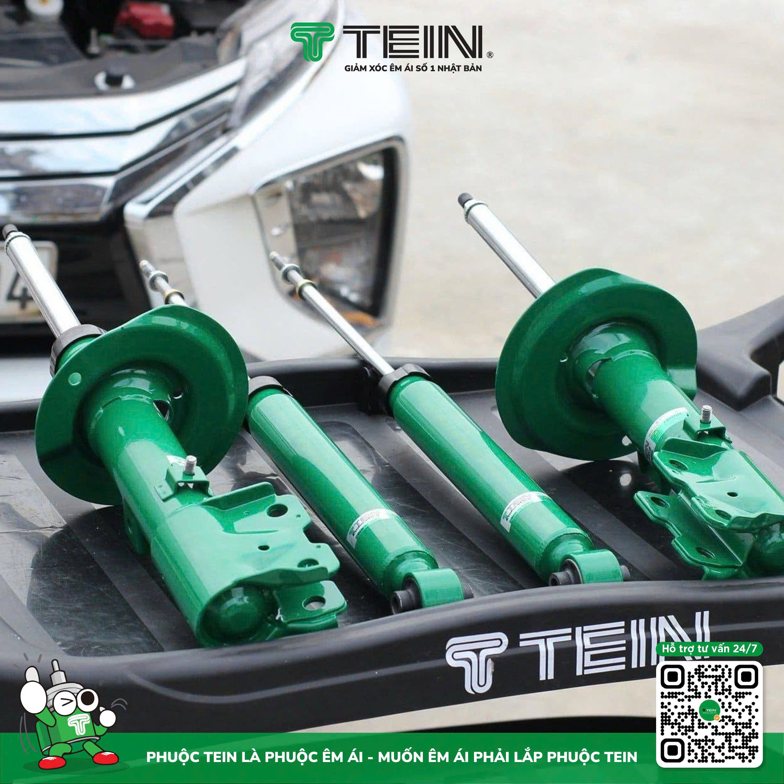 GIẢM XÓC CHO XE MITSUBISHI XPANDER (2019+) TEIN ENDURAPRO PLUS