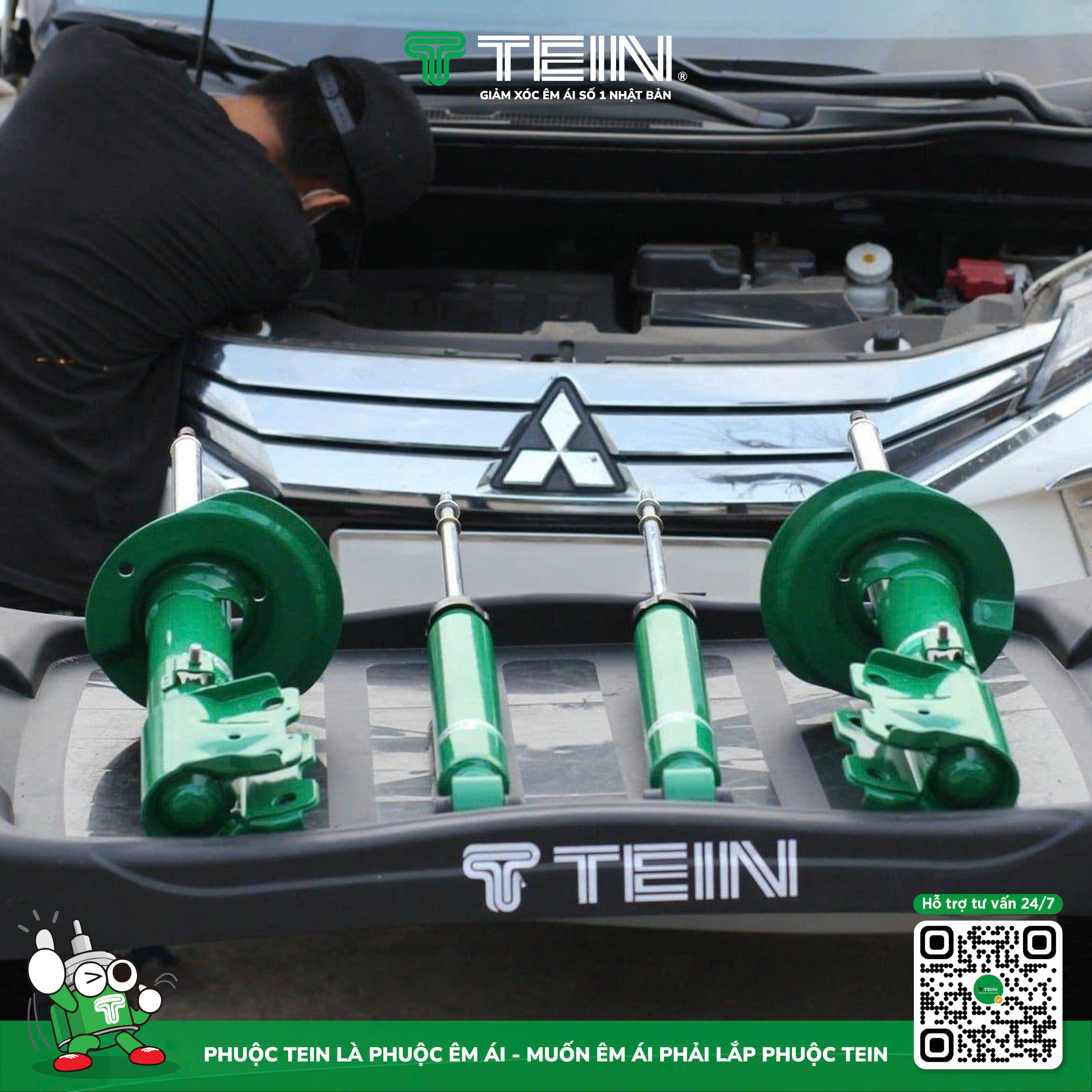 GIẢM XÓC CHO XE MITSUBISHI XPANDER (2019+) TEIN ENDURAPRO PLUS