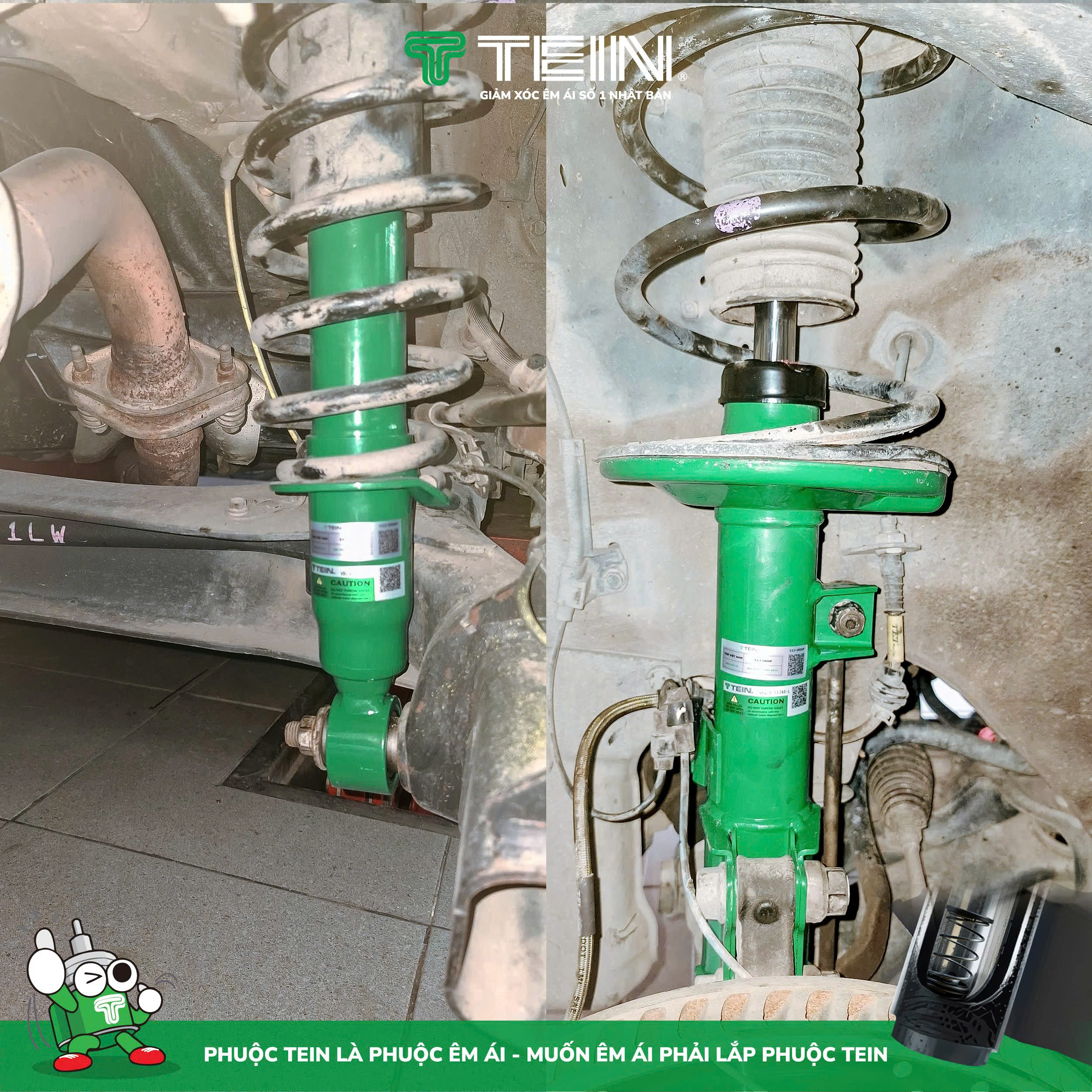 GIẢM XÓC CHO XE TOYOTA COROLLA ALTIS (2008-2012) TEIN ENDURAPRO PLUS