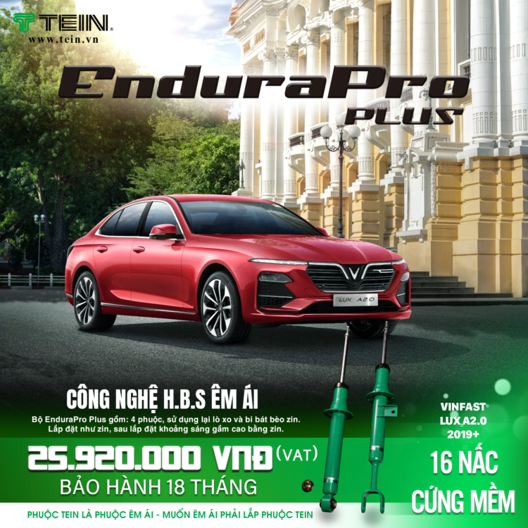 Giảm Xóc Cho Xe Vinfast Lux A2.0 TEIN Endurapro Plus