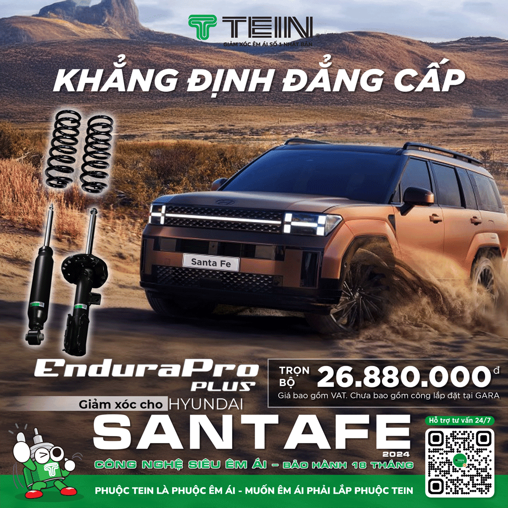 GIẢM XÓC CHO XE HYUNDAI SANTAFE ( 2019+) TEIN ENDURAPRO PLUS – PHUỘC NHÚN SỐ 1 NHẬT BẢN