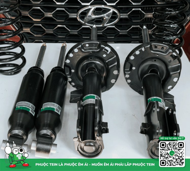 Phuộc TEIN xe Hyundai Santafe 2019+ Tích Hợp 16 Nấc Cứng Mềm