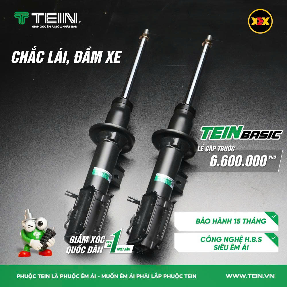 Phuộc VF3 TEIN Basic – Siêu phẩm êm ái vượt trội dành cho xe Vinfast