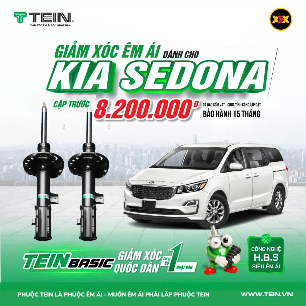 GIẢM XÓC KIA SEDONA (2015-2021) – TEIN BASIC