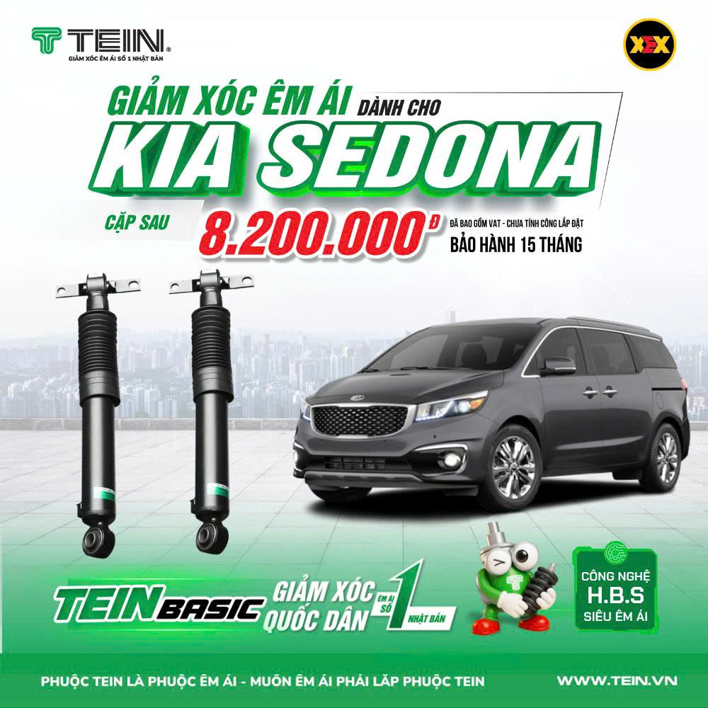 GIẢM XÓC KIA SEDONA (2015-2021) – TEIN BASIC