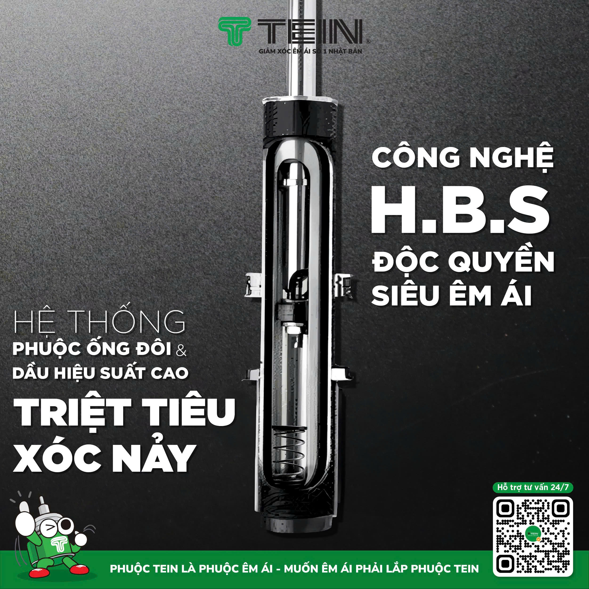GIẢM XÓC MITSUBISHI OUTLANDER (2015+) TEIN BASIC
