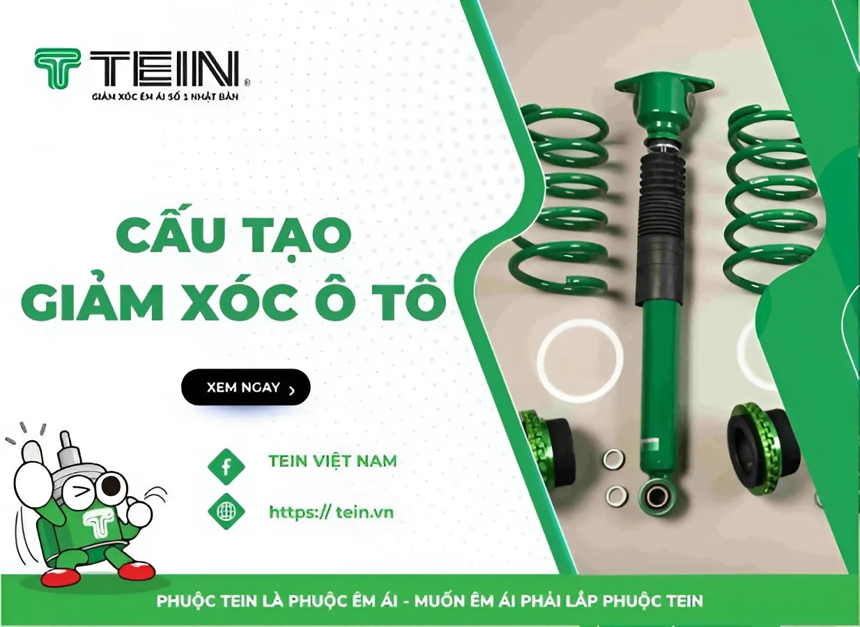 Cấu Tạo Giảm Xóc Ô Tô – Nguyên Lý Làm Việc Của Giảm Xóc Ô Tô