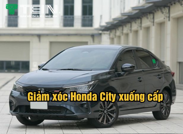 3 dấu hiệu nhận biết giảm xóc Honda City xuống cấp