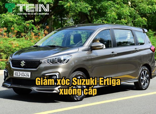 3 dấu hiệu nhận biết giảm xóc Suzuki Ertiga xuống cấp