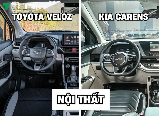 So sánh Toyota Veloz và Kia Carens