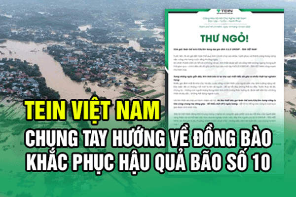 TEIN Việt Nam chung tay hướng về đồng bào miền Bắc sau bão số 10