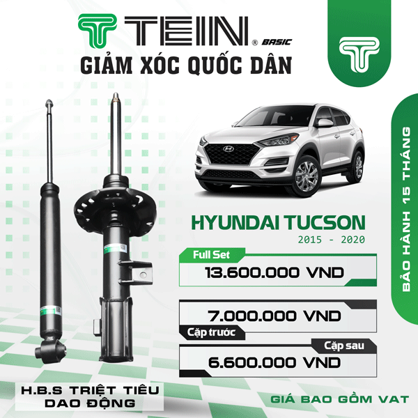 PHUỘC GIẢM XÓC HYUNDAI TUCSON (2015-2020) TEIN BASIC