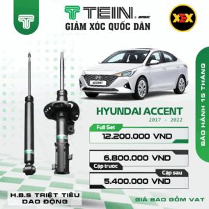 PHUỘC GIẢM XÓC HYUNDAI ACCENT (2017-2022) TEIN BASIC