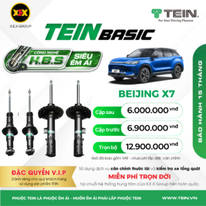 GIẢM XÓC CHO XE BAIC BEIJING X7 – TEIN BASIC