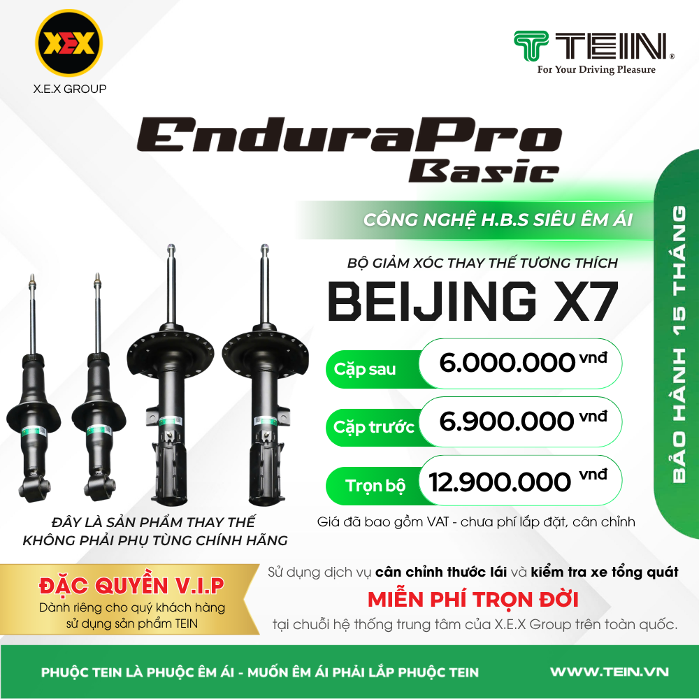 GIẢM XÓC TƯƠNG THÍCH BAIC BEIJING X7 – TEIN BASIC