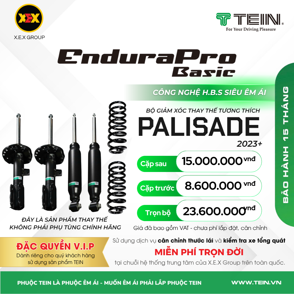 PHUỘC GIẢM XÓC THAY THẾ TƯƠNG THÍCH HYUNDAI PALISADE – TEIN BASIC