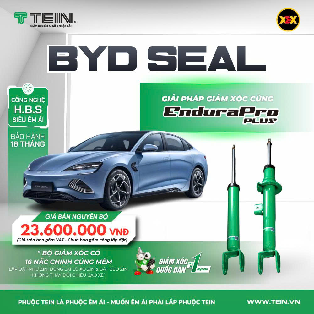 PHUỘC GIẢM XÓC BYD SEAL TEIN ENDURAPROPLUS ÊM ÁI VƯỢT TRỘI