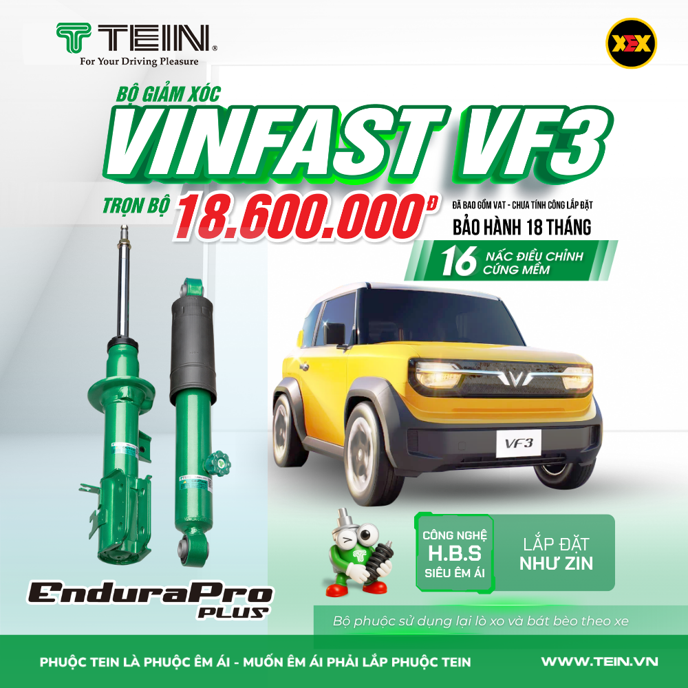 Phuộc giảm xóc VinFast VF3 TEIN EnduraPro Plus