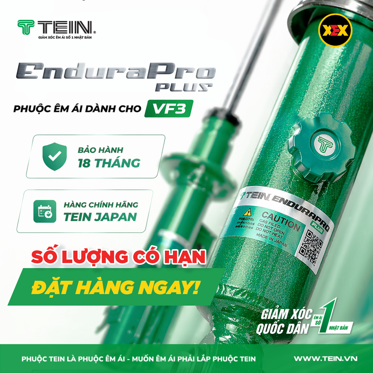 Phuộc giảm xóc VinFast VF3 TEIN EnduraPro Plus