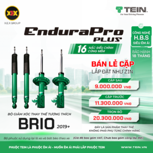 GIẢM XÓC THAY THẾ TƯƠNG THÍCH HONDA BRIO (2019+) TEIN ENDURAPRO PLUS