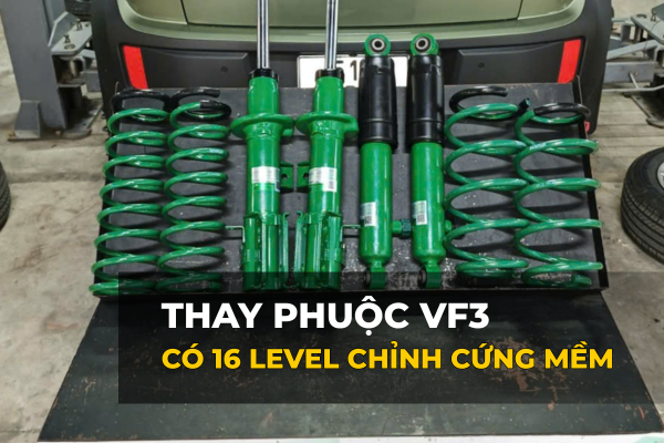 Phuộc VF3 TEIN EnduraPro Plus – Phuộc thay thế tương thích, 16 nấc chỉnh cứng mềm