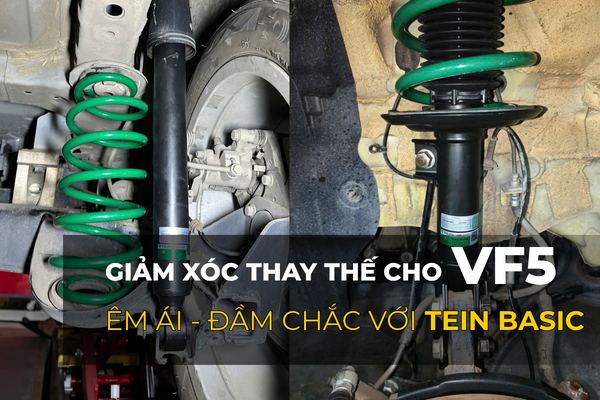 Giảm xóc VF5 TEIN Basic – Đầm xe, chắc lái, êm ái và hạn chế bồng bềnh