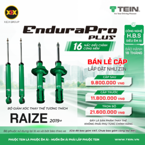 GIẢM XÓC THAY THẾ TƯƠNG THÍCH TOYOTA RAIZE (2019+) TEIN ENDURAPRO PLUS
