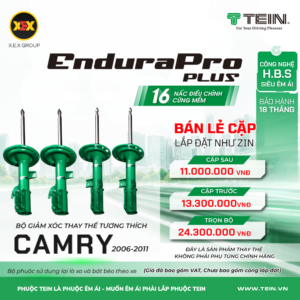 GIẢM XÓC THAY THẾ TƯƠNG THÍCH VỚI TOYOTA CAMRY (2006-2011) TEIN ENDURAPRO PLUS
