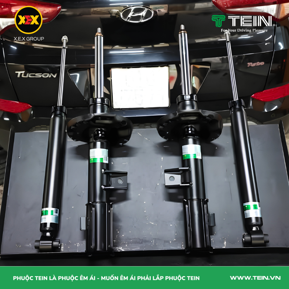 Phuộc nhún TEIN Basic cho Tucson: Giải pháp nâng tầm trải nghiệm vận hành chuẩn Nhật Bản