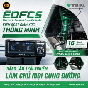 TEIN EDFC 5 – Bộ điều khiển lực giảm chấn điện tử thông minh tích hợp AI & GPS